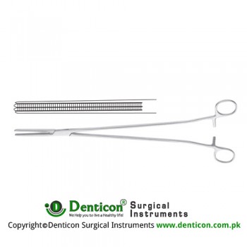 Kieback Hysterectomy Forcep Straight Stainless Steel, 25 cm - 9 3/4" 